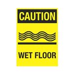 Caution Wet Floor 10" x 14" Graphic Sign